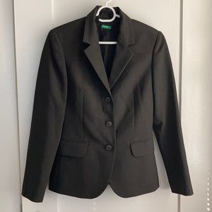 Vintage United Colors of Benetton Black Blazer